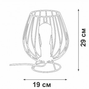 Настольная лампа декоративная Vitaluce V4296 V4296-0/1L в Игриме - igrim.mebel24.online | фото 3