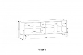 НЕКСТ - 1 Тумба ТВ в Игриме - igrim.mebel24.online | фото 2