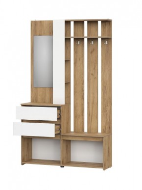 НЕКСТ 1 Вешалка с зеркалом + Шкаф 2-х ств. с ящиками в Игриме - igrim.mebel24.online | фото 5