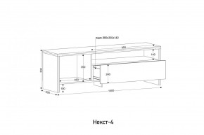 НЕКСТ - 4 Тумба ТВ в Игриме - igrim.mebel24.online | фото 2