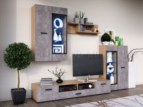 Нэнси New Полка навесная (ЛДСП) Сонома в Игриме - igrim.mebel24.online | фото 2