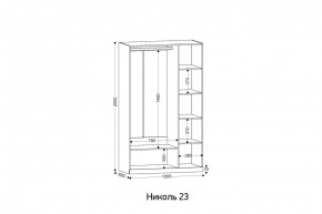 НИКОЛЬ 23 шкаф 3-х створчатый в Игриме - igrim.mebel24.online | фото 2