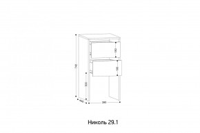 НИКОЛЬ 25 Шкаф 5-ти створчатый в Игриме - igrim.mebel24.online | фото 7