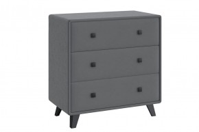 НИКОЛЬ Комод 3 ящика (серый) в Игриме - igrim.mebel24.online | фото