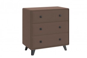 НИКОЛЬ Комод 3 ящика (шоколад) в Игриме - igrim.mebel24.online | фото