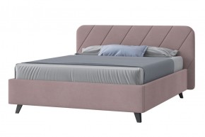 НИКОЛЬ Кровать с ПМ 1600 (розовый) в Игриме - igrim.mebel24.online | фото