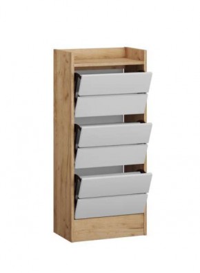 Обувница Ямайка ЯПТ-1 Дуб крафт золотой/Белый в Игриме - igrim.mebel24.online | фото 1
