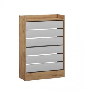 Обувница Ямайка ЯПТ-2 Дуб крафт золотой/Белый в Игриме - igrim.mebel24.online | фото 1