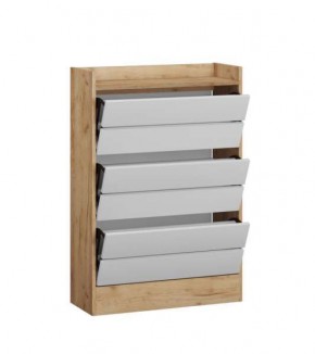 Обувница Ямайка ЯПТ-2 Дуб крафт золотой/Белый в Игриме - igrim.mebel24.online | фото 2