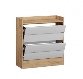 Обувница Ямайка ЯПТ-3 Дуб крафт золотой/Белый в Игриме - igrim.mebel24.online | фото 1