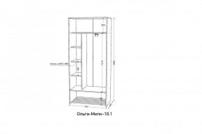 ОЛЬГА-МИЛК 10.1 Шкаф-купе без зеркала в Игриме - igrim.mebel24.online | фото 2