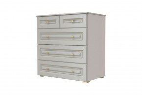ОЛИМП Комод 5 ящиков (фисташковый) ЛАК в Игриме - igrim.mebel24.online | фото