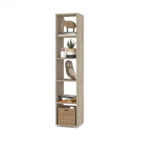 ОЛИВИЯ О55 Стеллаж (дуб крафт серый) в Игриме - igrim.mebel24.online | фото