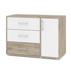 ОЛИВИЯ О63 Комод (дуб серый/белый) в Игриме - igrim.mebel24.online | фото