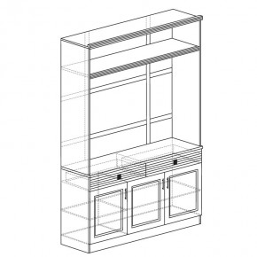 ОРЛЕАН Гостиная (модульная) серый в Игриме - igrim.mebel24.online | фото 5