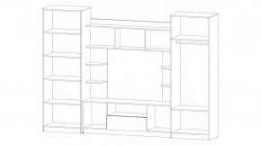 ПАЛЕРМО Гостиная (Дуб вотан/Белый) в Игриме - igrim.mebel24.online | фото 2