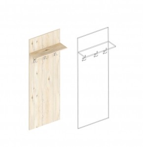 Панель под вешалки "Милана" 600 в Игриме - igrim.mebel24.online | фото 3
