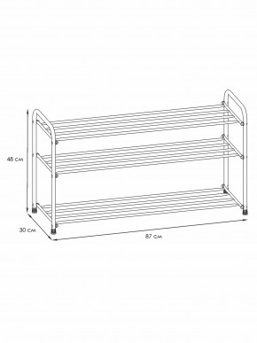 ПДОА33 М Подставка для обуви "Альфа 33" Медный антик в Игриме - igrim.mebel24.online | фото 3