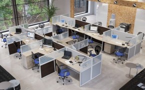 Перегородка офисная RAND RP160SG60 в Игриме - igrim.mebel24.online | фото 2