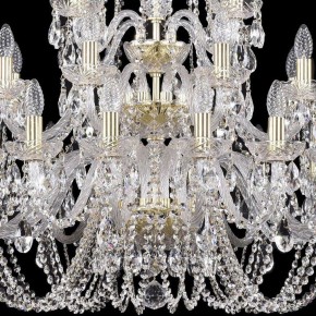 Подвесная люстра Bohemia Ivele Crystal 1402 1402/16+8+4/300/h-123/3d/G в Игриме - igrim.mebel24.online | фото 3