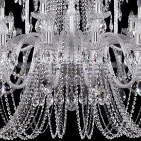 Подвесная люстра Bohemia Ivele Crystal 1402 1402/20+10+5/530/XL-165/Ni в Игриме - igrim.mebel24.online | фото 3
