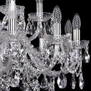 Подвесная люстра Bohemia Ivele Crystal 1411 1411/12+6/300/Ni в Игриме - igrim.mebel24.online | фото 2