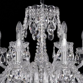 Подвесная люстра Bohemia Ivele Crystal 1411 1411/12+6/300/Ni в Игриме - igrim.mebel24.online | фото 4