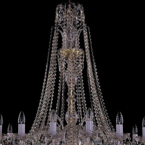 Подвесная люстра Bohemia Ivele Crystal 1411 1411/16/400/XL-115/G в Игриме - igrim.mebel24.online | фото 4