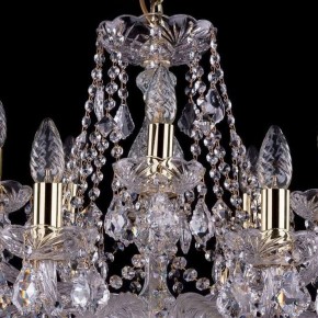 Подвесная люстра Bohemia Ivele Crystal 1413 1413/10+5/300/G/Leafs в Игриме - igrim.mebel24.online | фото 4