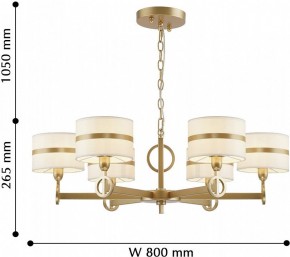 Подвесная люстра Favourite Mateo 2634-6P в Игриме - igrim.mebel24.online | фото 8