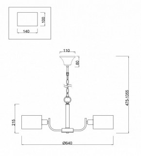 Подвесная люстра Freya Anita FR5012PL-05CH в Игриме - igrim.mebel24.online | фото 4