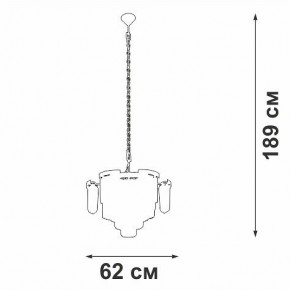 Подвесная люстра Vitaluce V58370 V58370-8/13 в Игриме - igrim.mebel24.online | фото 3