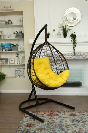 Подвесное кресло Бароло (коричневый/желтый) в Игриме - igrim.mebel24.online | фото