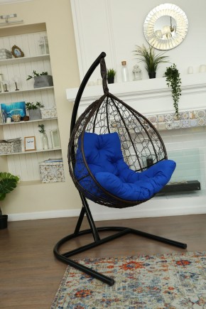 Подвесное кресло Бароло (коричневый/синий) в Игриме - igrim.mebel24.online | фото