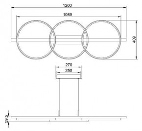 Подвесной светильник Arte Lamp Fluido A3913SP-24BK в Игриме - igrim.mebel24.online | фото 3