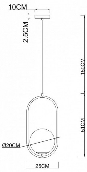 Подвесной светильник Arte Lamp Matisse A7746SP-1AB в Игриме - igrim.mebel24.online | фото 3