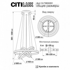 Подвесной светильник Citilux Дуэт CL719650 в Игриме - igrim.mebel24.online | фото 9