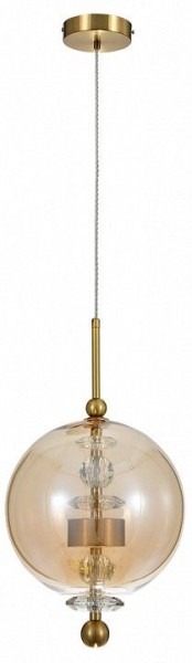 Подвесной светильник Indigo Illusione 11055/1P Amber в Игриме - igrim.mebel24.online | фото 2