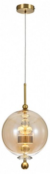 Подвесной светильник Indigo Illusione 11055/1P Amber в Игриме - igrim.mebel24.online | фото 4