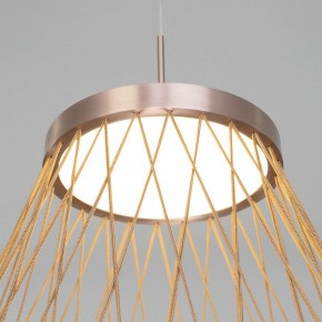 Подвесной светильник Eurosvet Cesta 40016/1 LED коричневый в Игриме - igrim.mebel24.online | фото 6