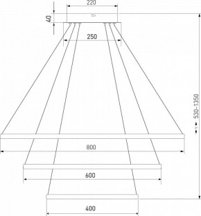 Подвесной светильник Eurosvet Collars 90264/3 латунь в Игриме - igrim.mebel24.online | фото 3