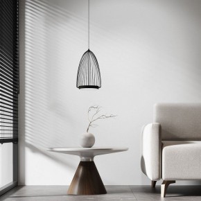 Подвесной светильник Eurosvet Comodita 40009/1 LED черный в Игриме - igrim.mebel24.online | фото 4