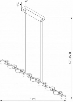 Подвесной светильник Eurosvet Tapioca 90332/17 черный в Игриме - igrim.mebel24.online | фото 6