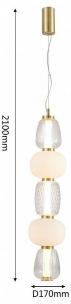 Подвесной светильник Favourite Bella 4057-2P в Игриме - igrim.mebel24.online | фото 4