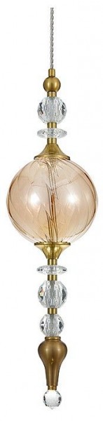 Подвесной светильник Indigo Sorpresa 11056/1P Amber в Игриме - igrim.mebel24.online | фото 1