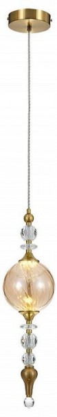 Подвесной светильник Indigo Sorpresa 11056/1P Amber в Игриме - igrim.mebel24.online | фото 3