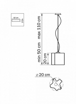 Подвесной светильник Lightstar Nubi 802110 в Игриме - igrim.mebel24.online | фото 3