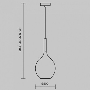 Подвесной светильник Maytoni Duality MOD271PL-01B3 в Игриме - igrim.mebel24.online | фото 6