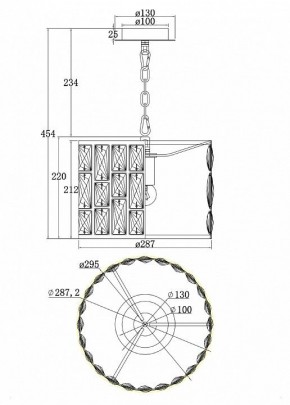 Подвесной светильник Maytoni Gelid MOD184-PL-01-CH в Игриме - igrim.mebel24.online | фото 8