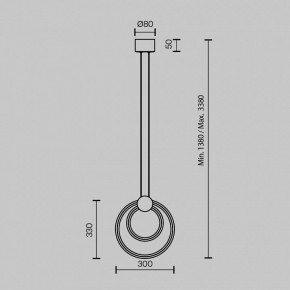 Подвесной светильник Maytoni Link MOD357PL-L14BS3K в Игриме - igrim.mebel24.online | фото 4